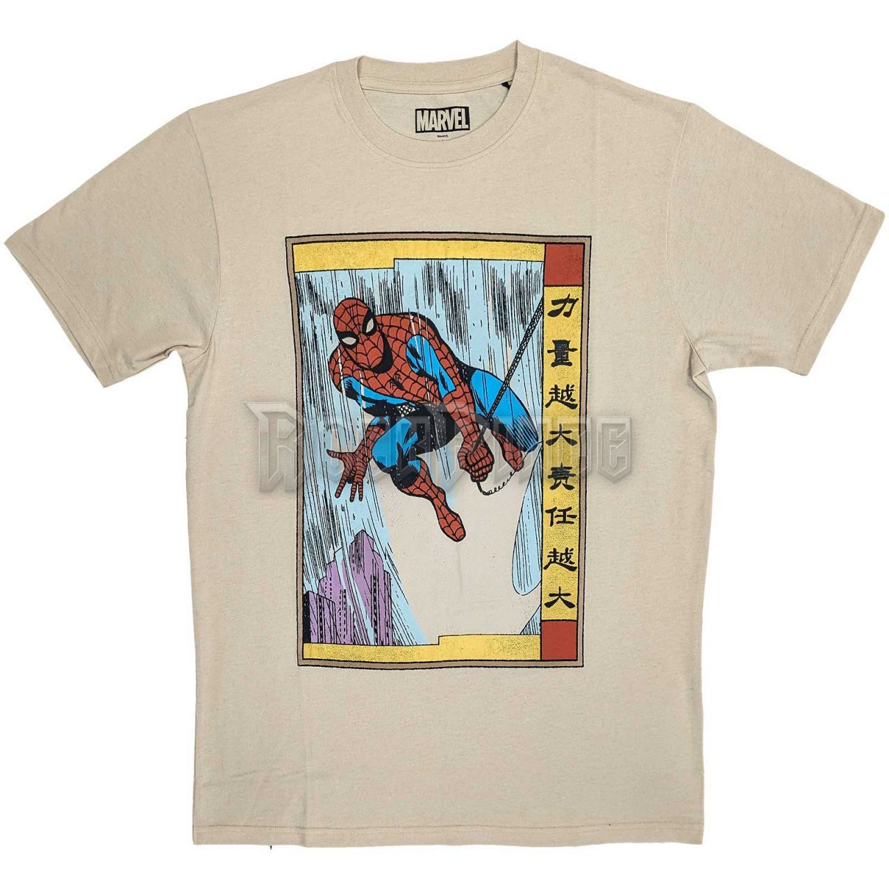 Marvel Comics - Spiderman Japanese - unisex póló - MARVTS95MS