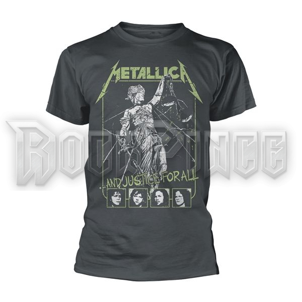 METALLICA - JUSTICE FOR ALL FACES - unisex póló - PHDMTLTSCHJFACES