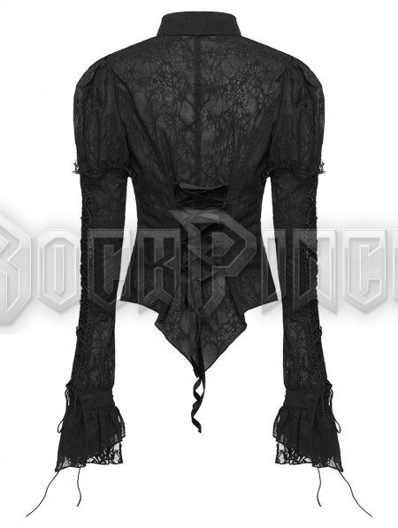 EERIE AURA BLACK - női ing WY-1529/BK