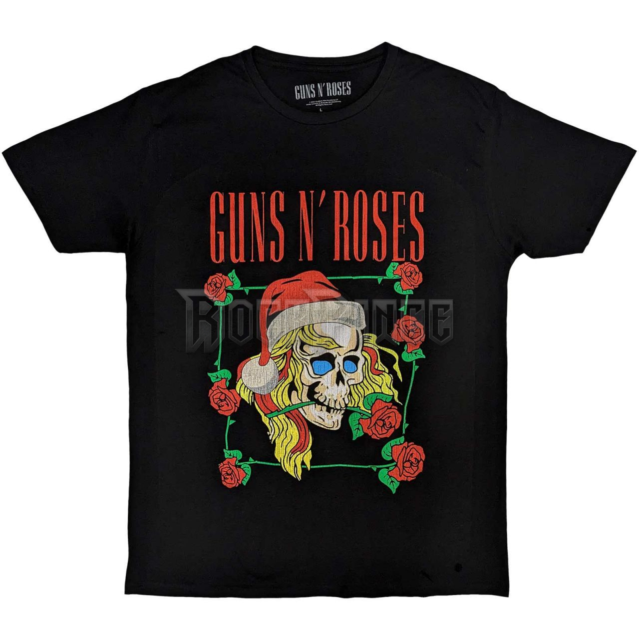 Guns N' Roses - Holiday Skull - unisex póló - GNRTS140MB