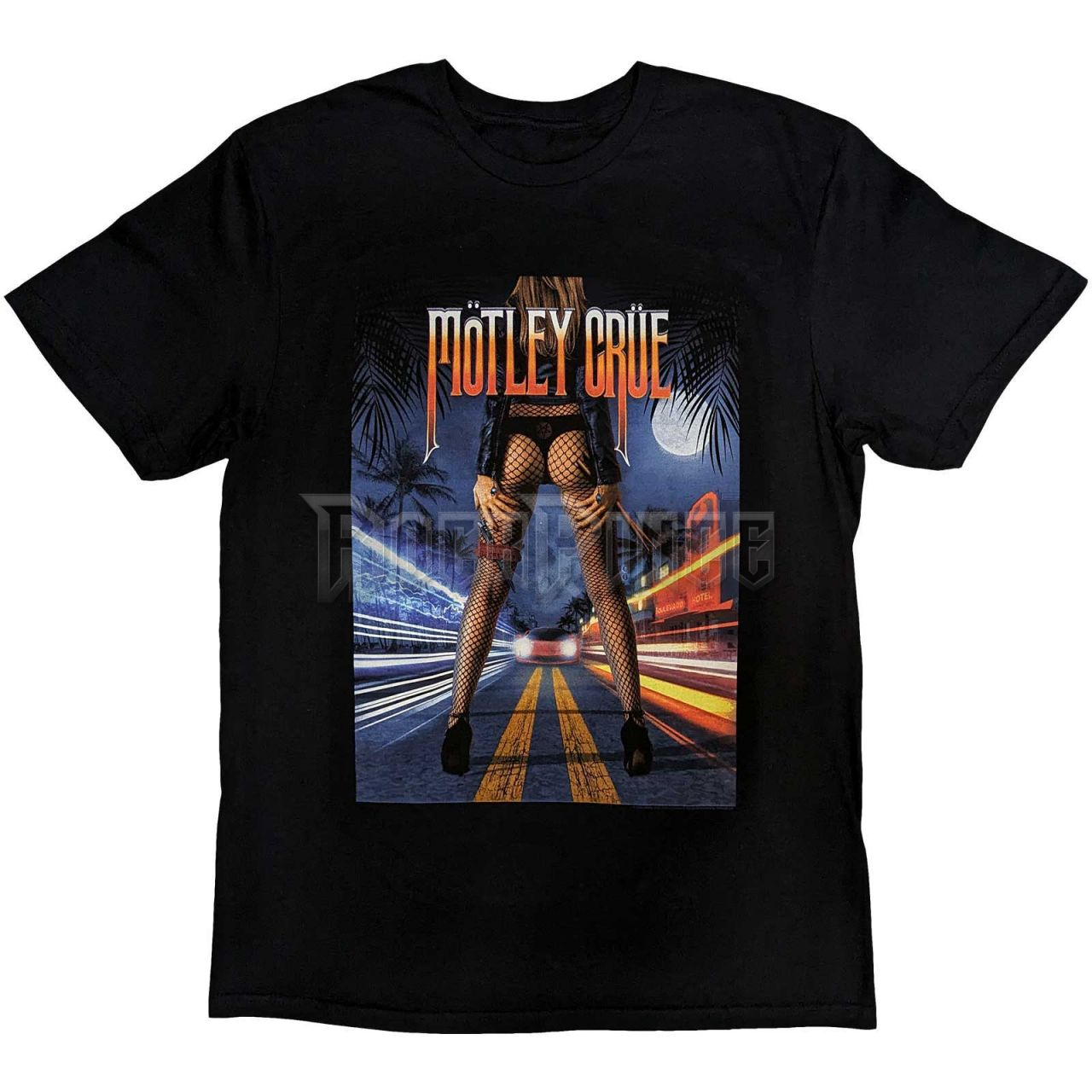 Mötley Crüe - Miami - unisex póló - MOTTEE56MB