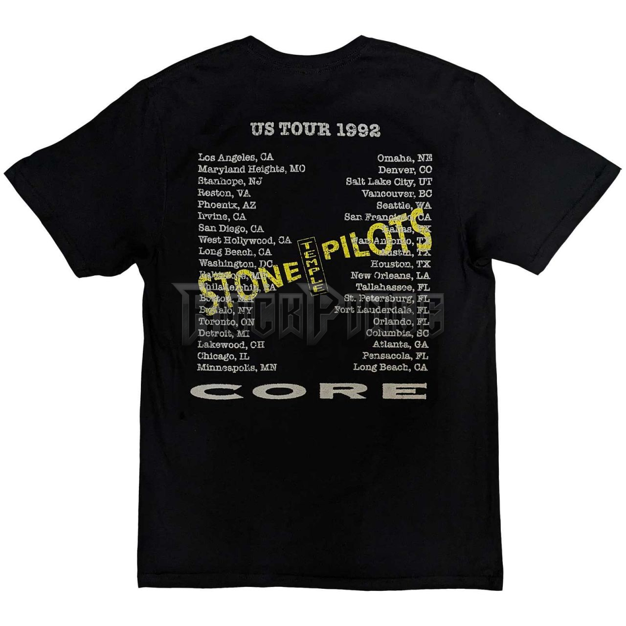 Stone Temple Pilots - Core US Tour '92 - unisex póló - STPTS04MB