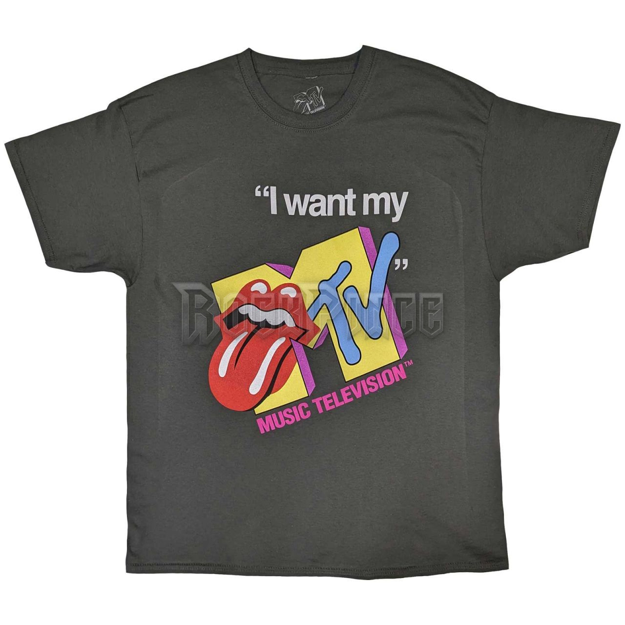 MTV - Rolling Stones I Want My MTV - unisex póló - MTVTS04MC