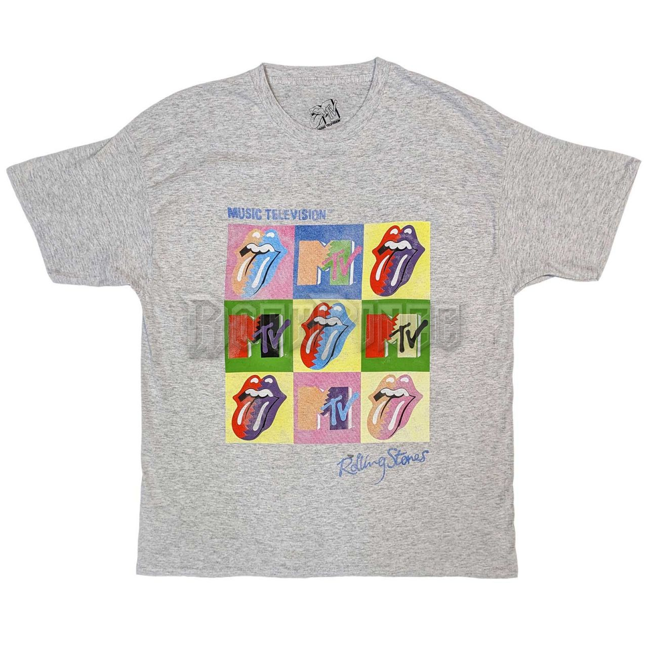 MTV - Rolling Stones Warhol Squares - unisex póló - MTVTS01MG