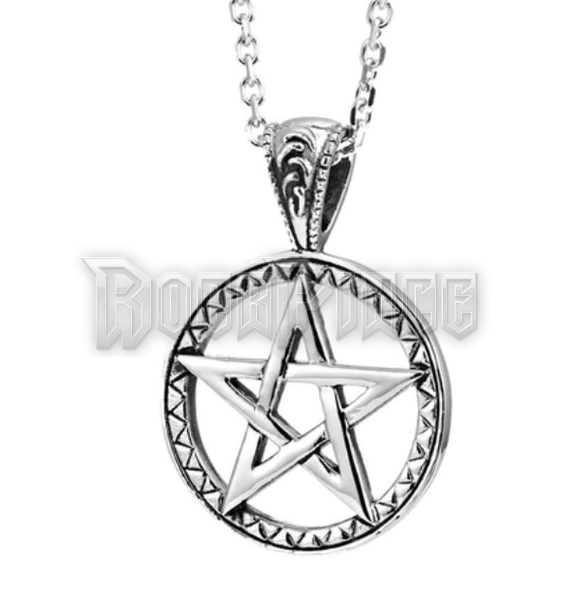 Pentagram - Seal of Solomon - acél medál