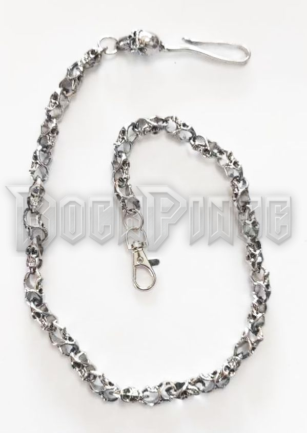 SKULL WALLET CHAIN WITH HOOK