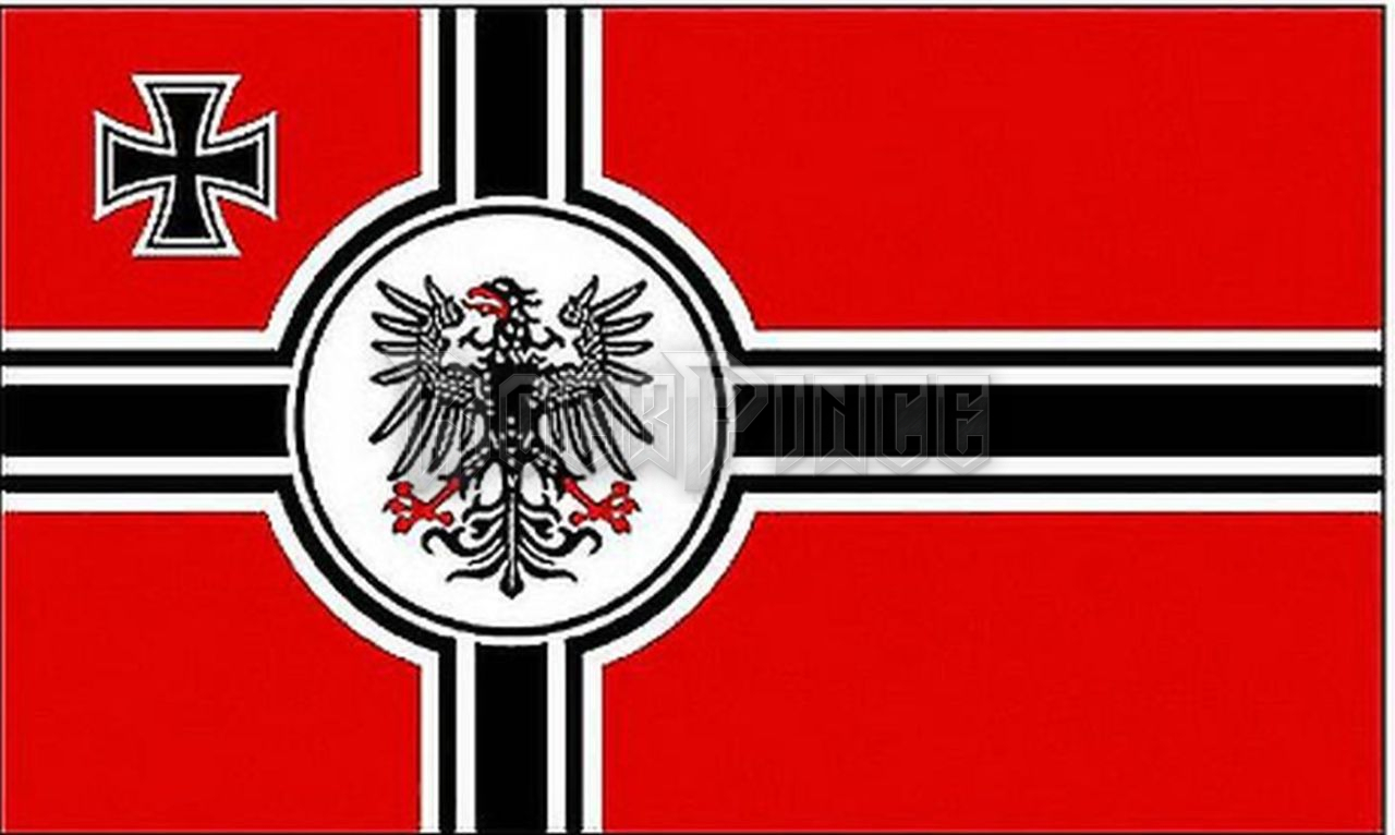 German Empire Flag - Iron Cross First World War - 90x150cm - Textil poszter / Zászló - TP