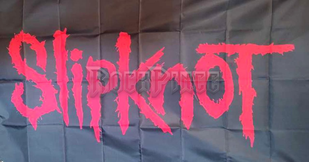 SLIPKNOT LOGO - 90x150cm - Textil poszter / Zászló - TP