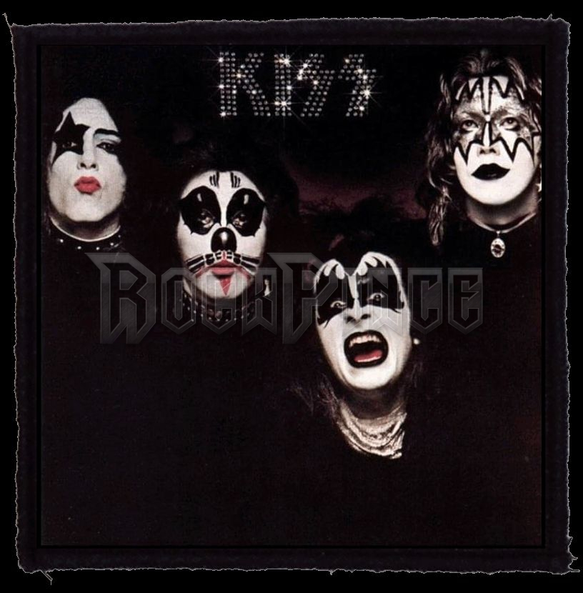 KISS: KISS 1st Album (95x95) KISFELVARRÓ - HKF-0899