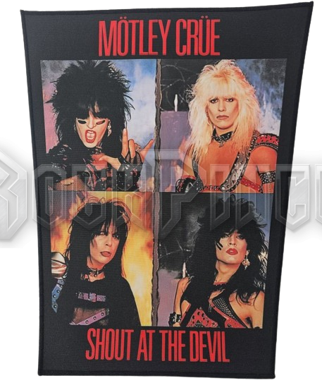 Mötley Crüe - Shout at the Devil - hátfelvarró
