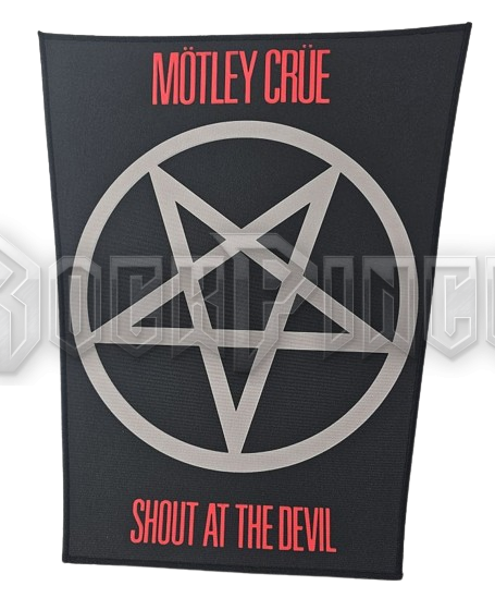 Mötley Crüe - Shout At The Devil - hátfelvarró