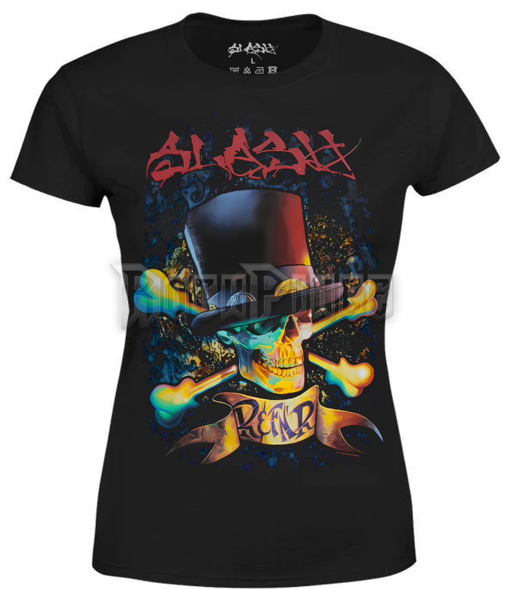 Slash - Rock & Fuckin' Roll - Női Prémium Póló